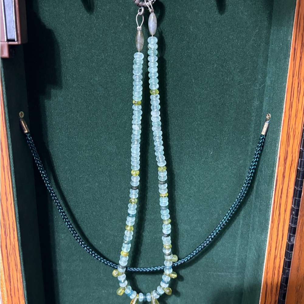 Elegant Green Beaded Necklace